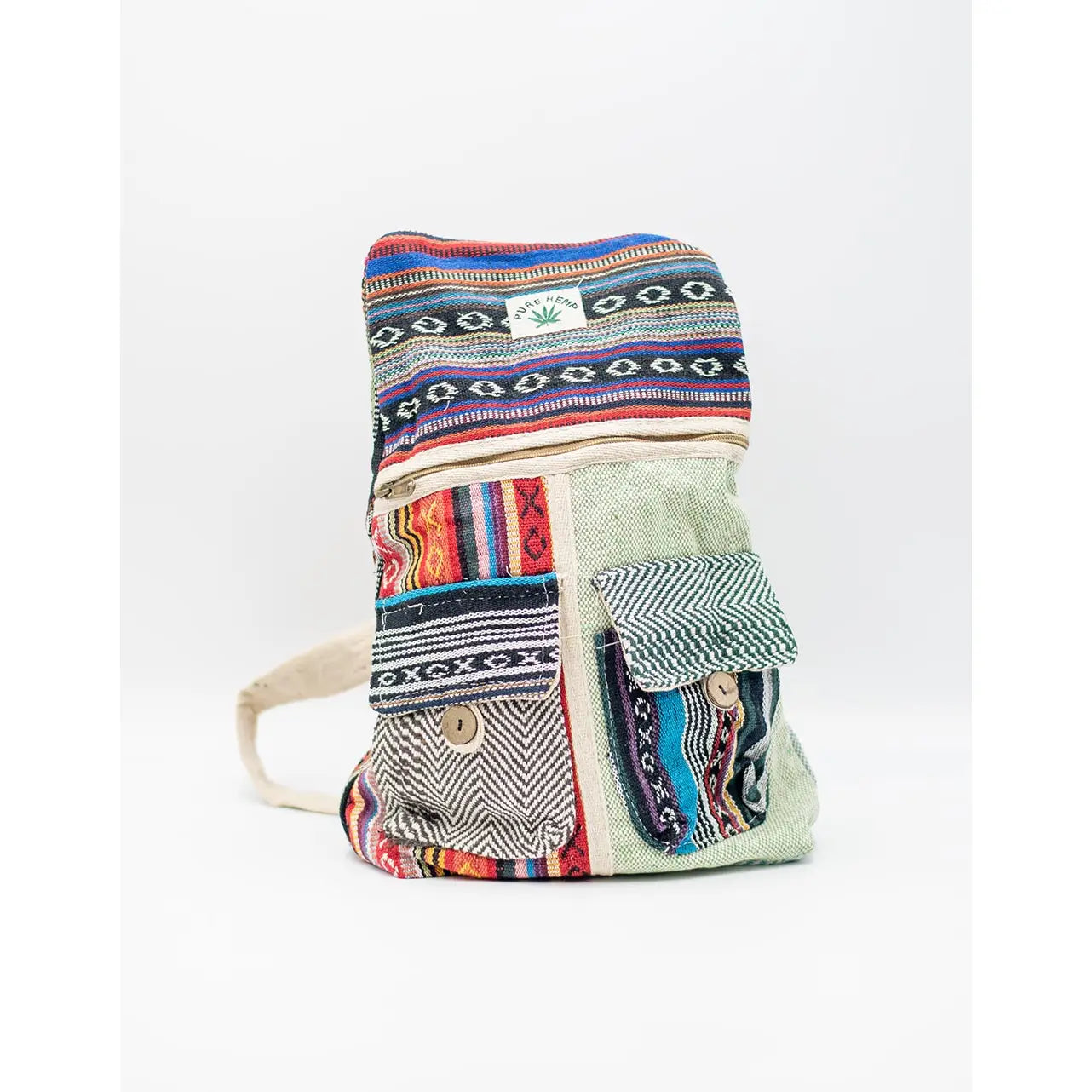 Unisex ruksak od prirodne konoplje (hemp)