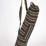 Pamučna yoga/fitness torba za prostirku s džepom