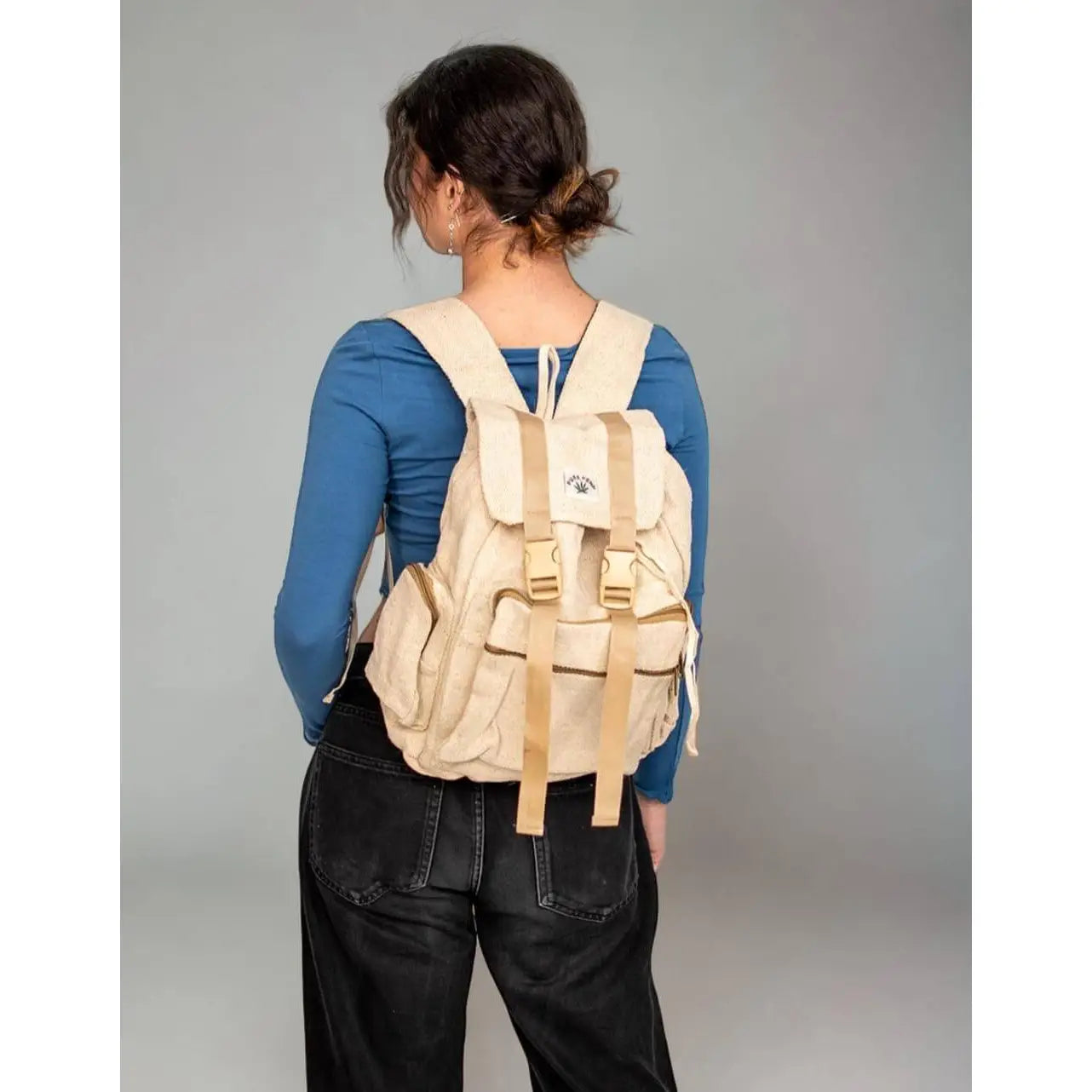 Unisex ruksak od prirodne konoplje