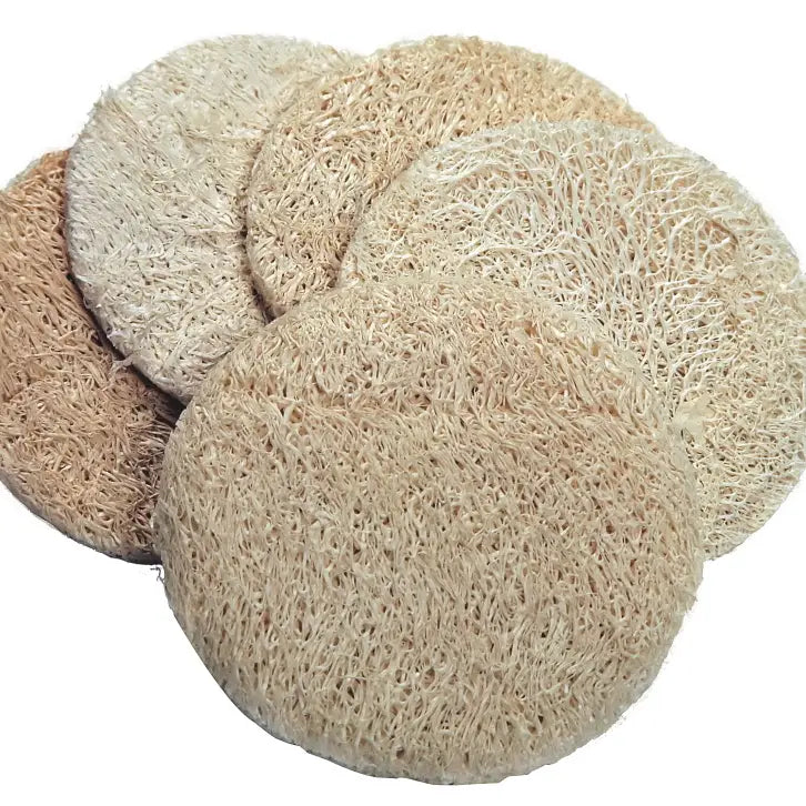 Jastučići za lice izrađeni od lufe (loofah krastavca)