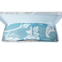 Jastučić za oči ispunjen mješavinom prirodnih lanenih sjemenki i osušenih lavandinih cvjetova